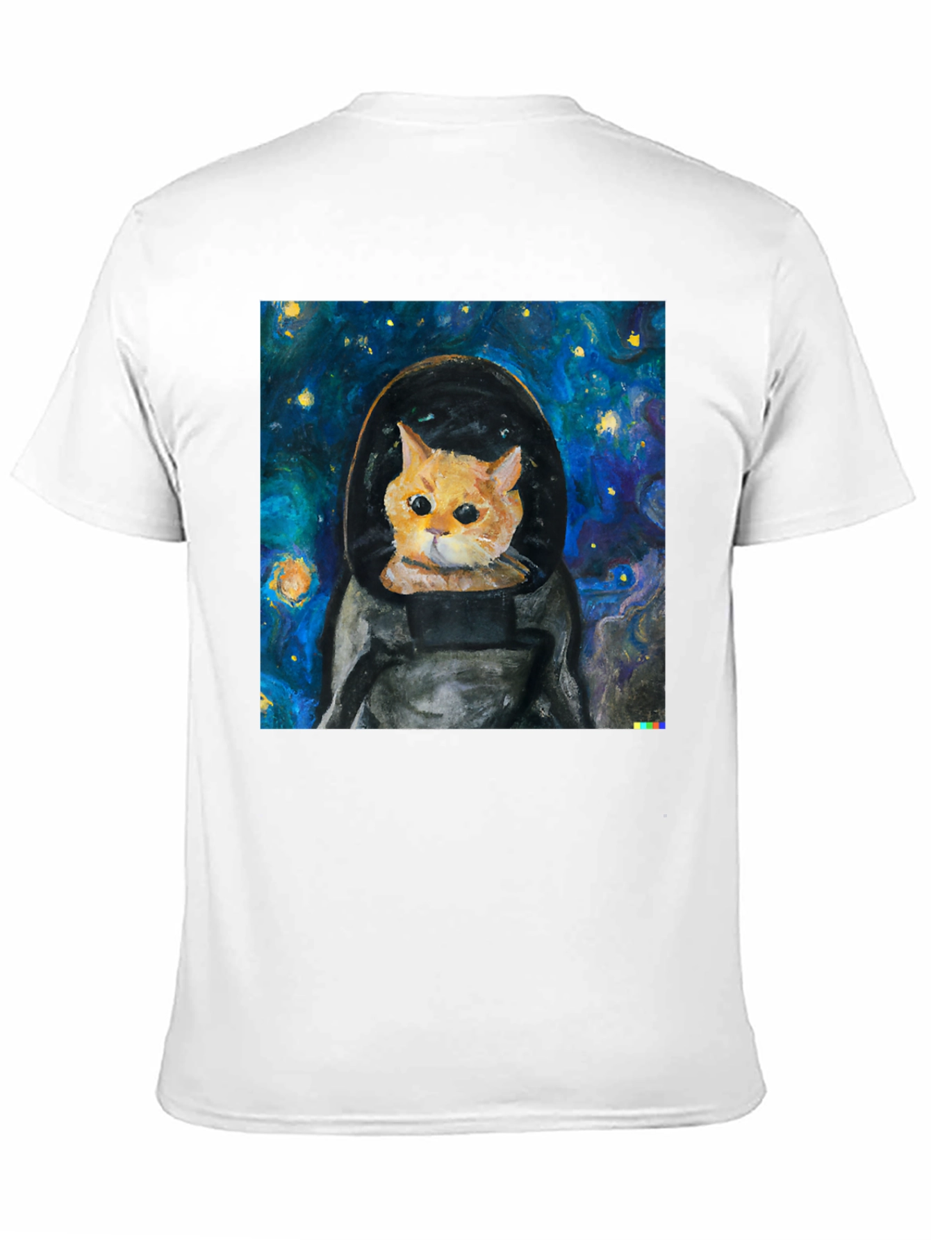 Astronaut Cat T-Shirt - Starry Night Space Kitty Tee