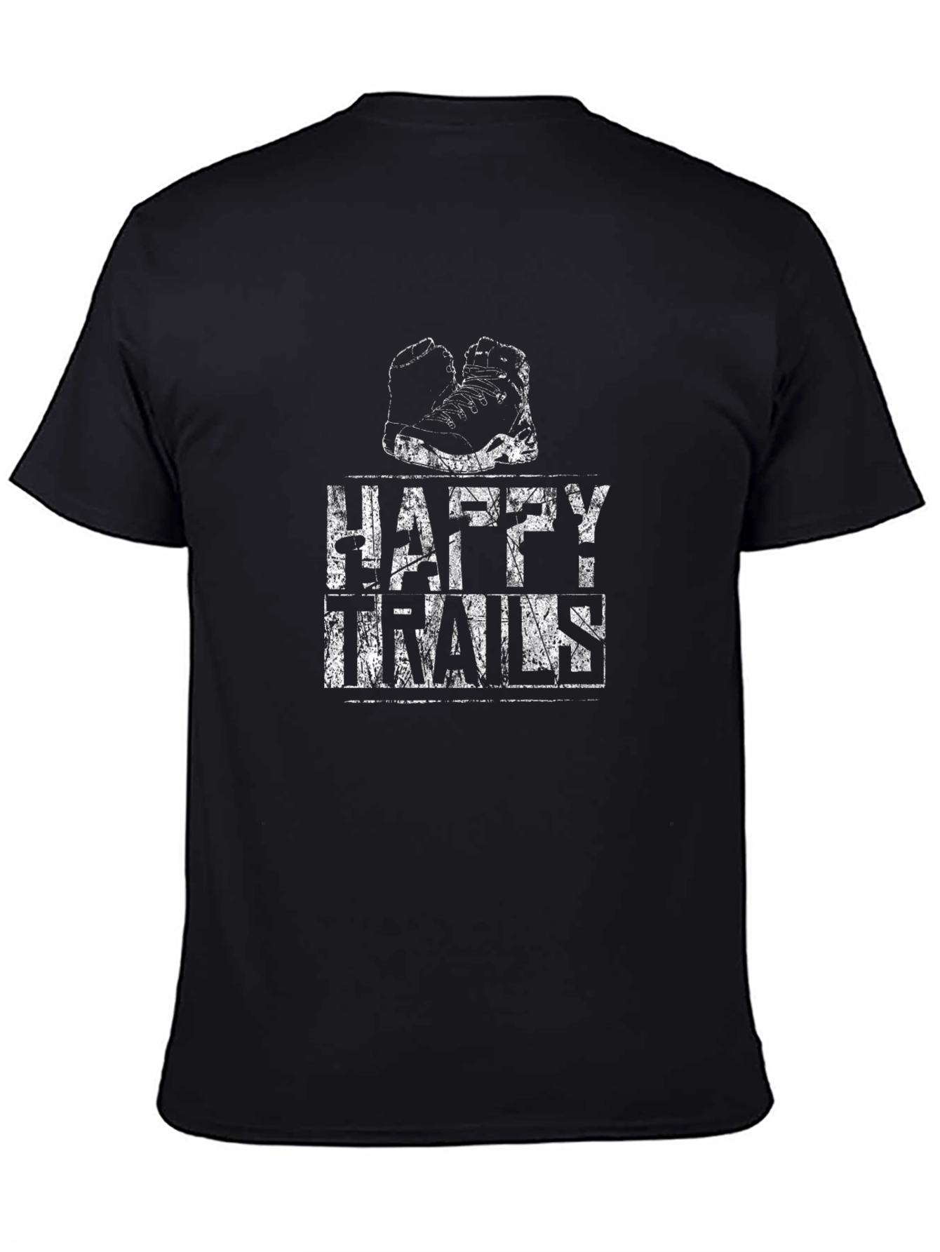 Happy Trails Black T-Shirt