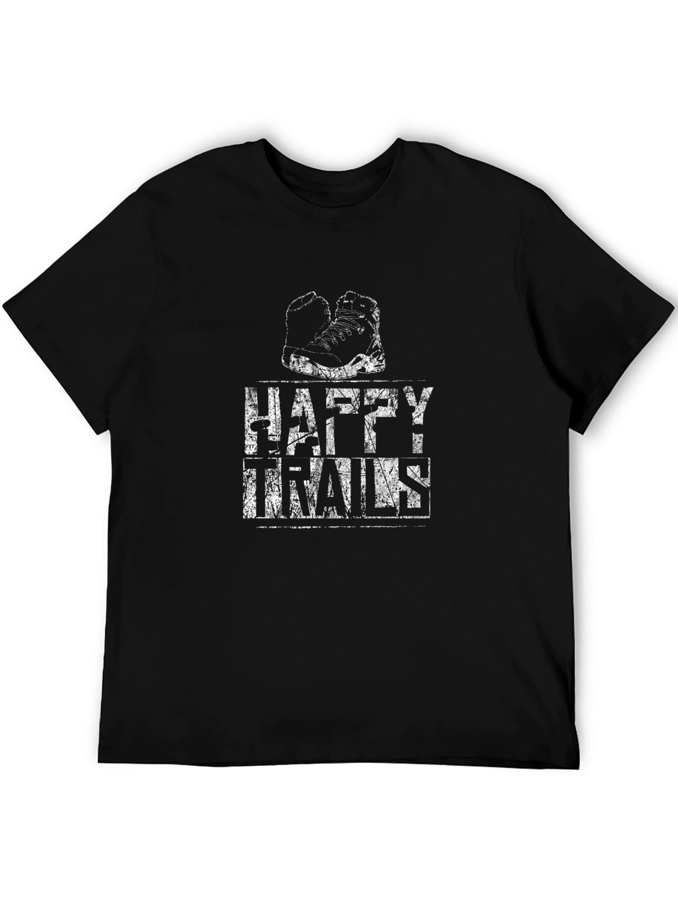 Happy Trails Black T-Shirt