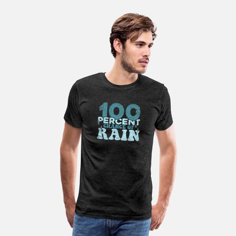 100 Percent Chance of Rain funny quote gift