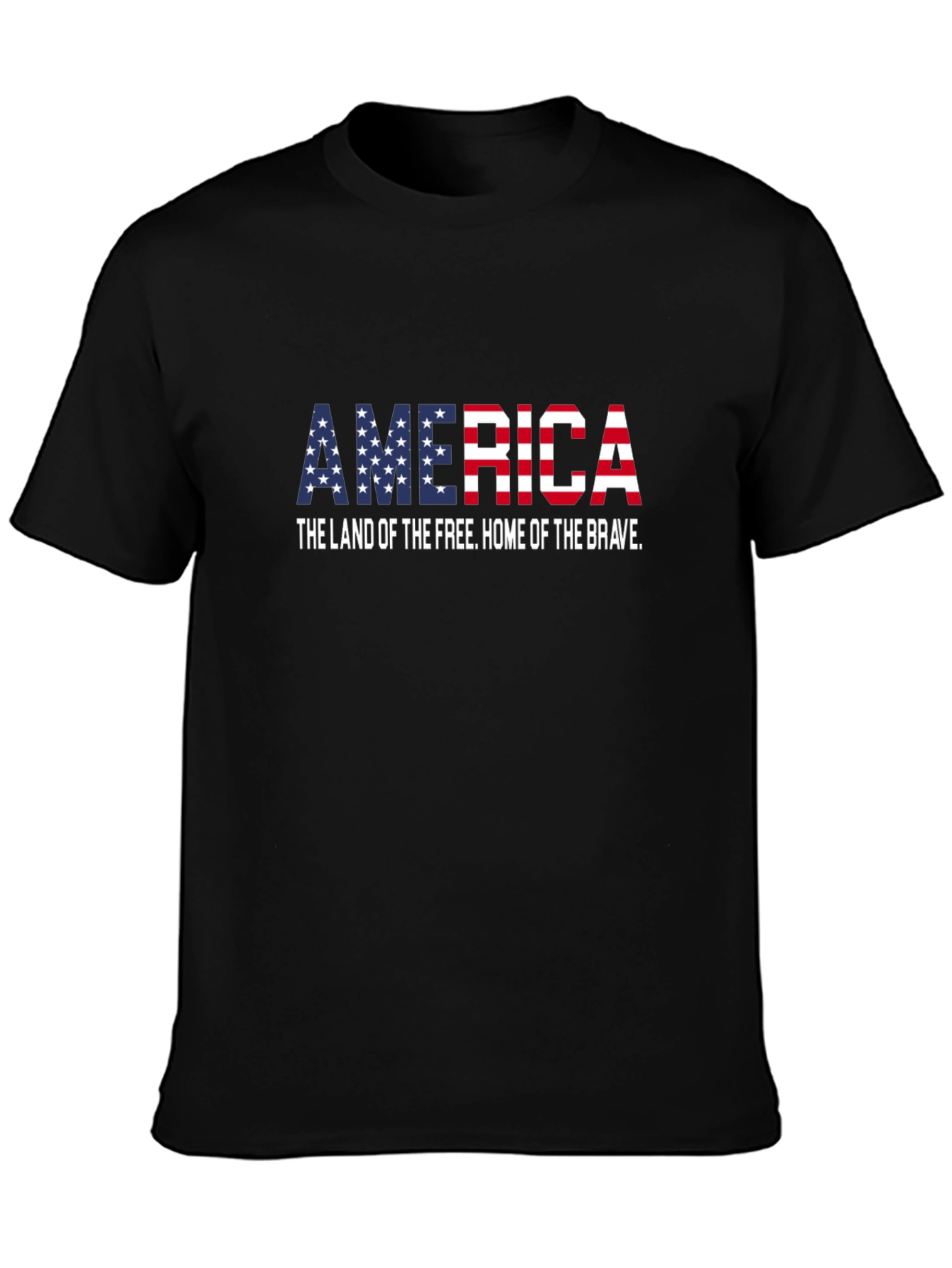 America Flag T-Shirt - Land of the Free Tee