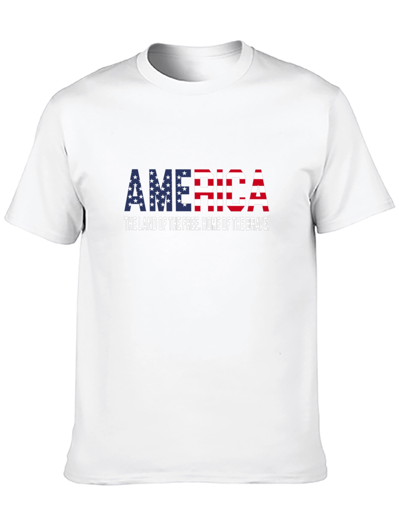 America Flag T-Shirt - Land of the Free Tee