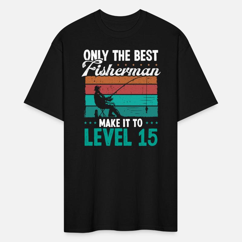 15 Fishing Level 15 Year Old Angler Fisherman
