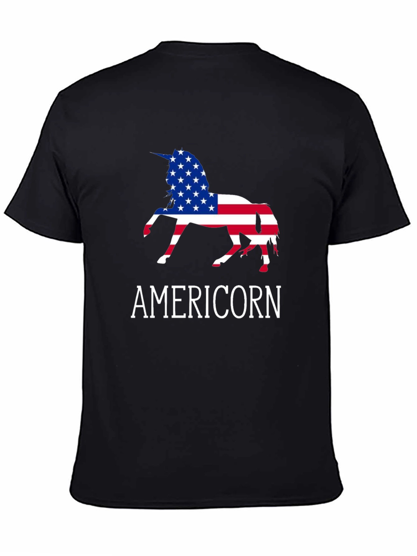 Americorn USA Flag Unicorn T-Shirt
