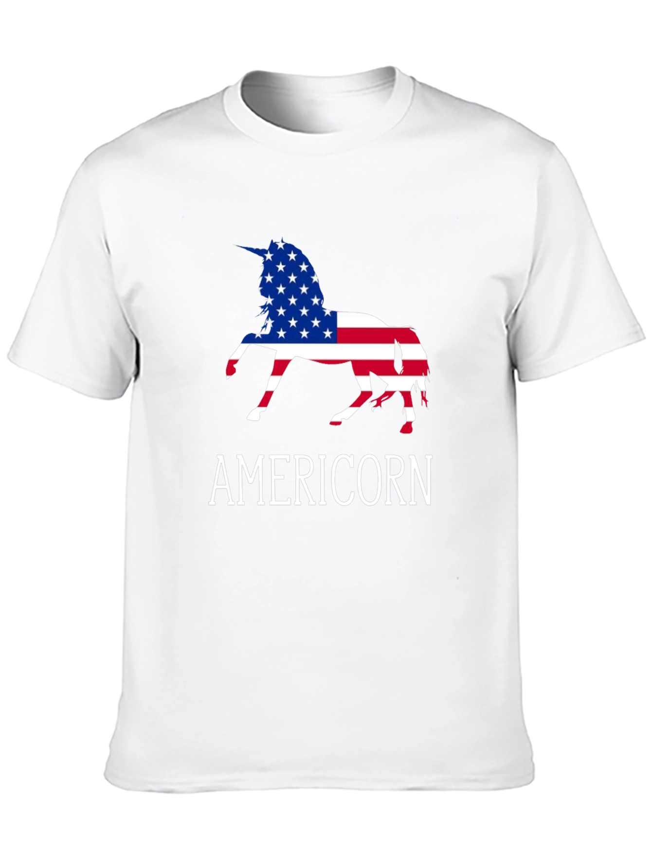 Americorn USA Flag Unicorn T-Shirt