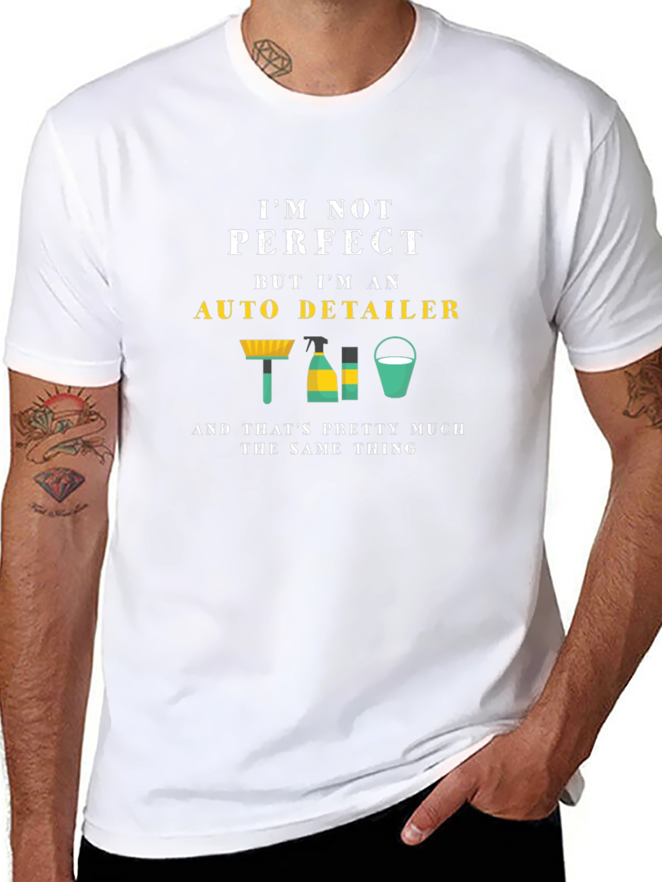 Auto Detailer T-Shirt - Perfect Isnt The Goal!