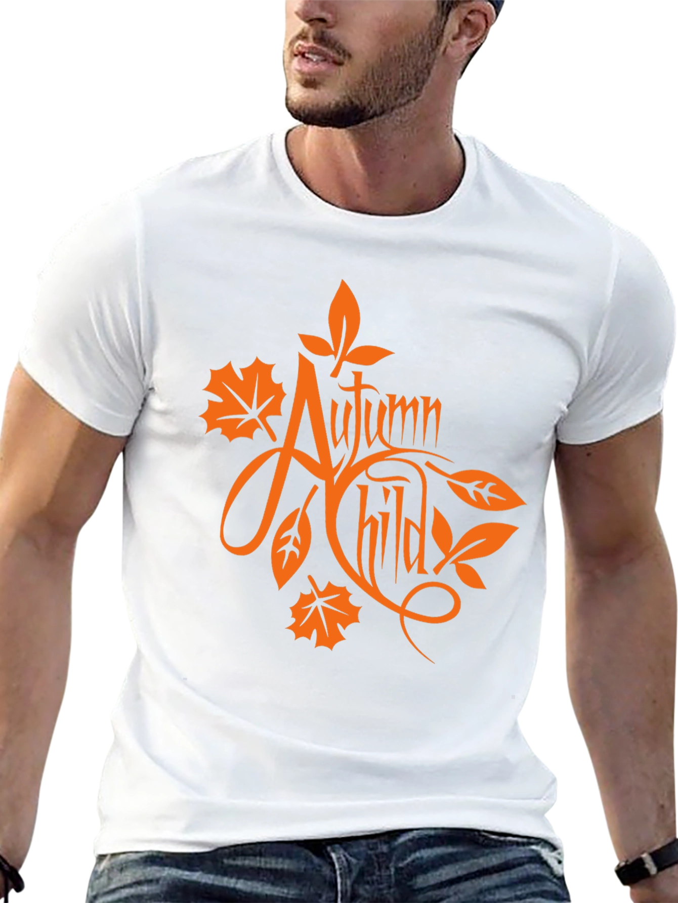 Autumn Child Black Graphic Tee