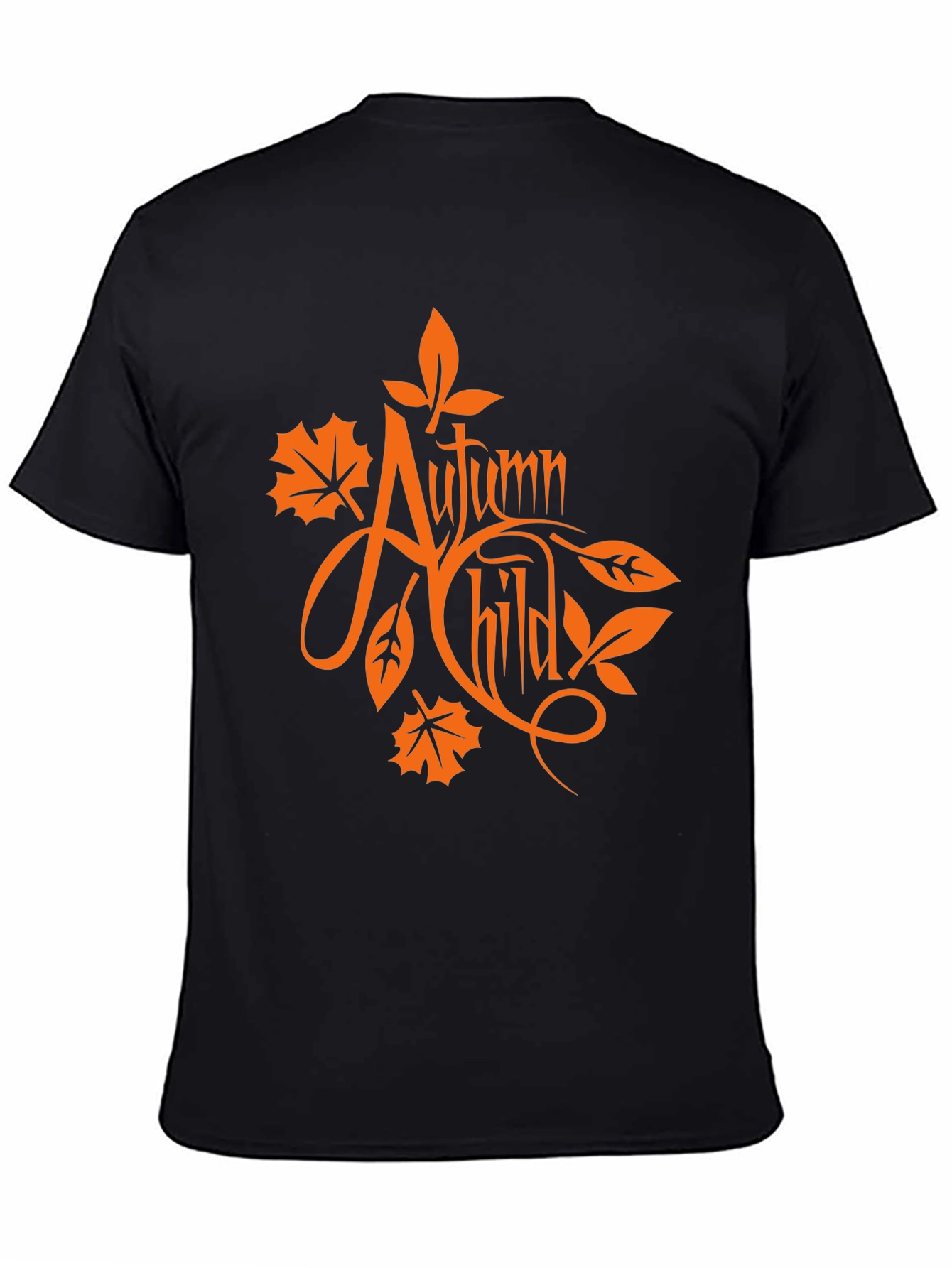 Autumn Child Black Graphic Tee