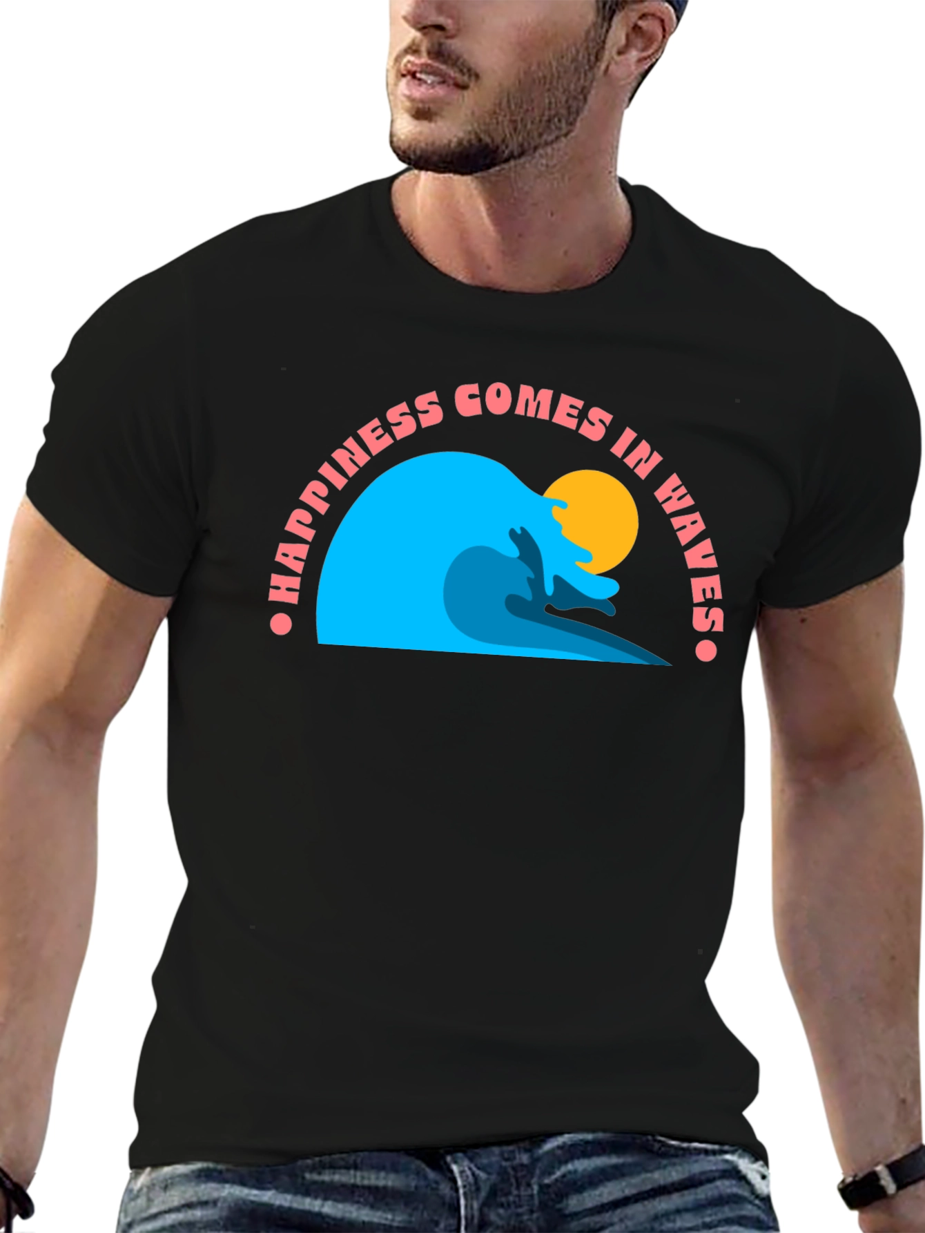 Happiness Waves Graphic Tee