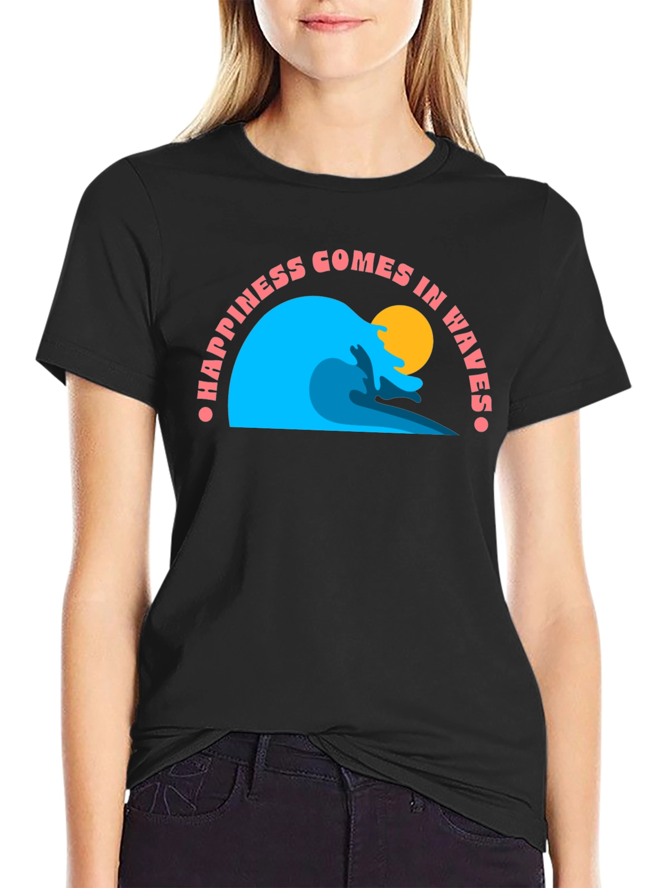 Happiness Waves Graphic Tee
