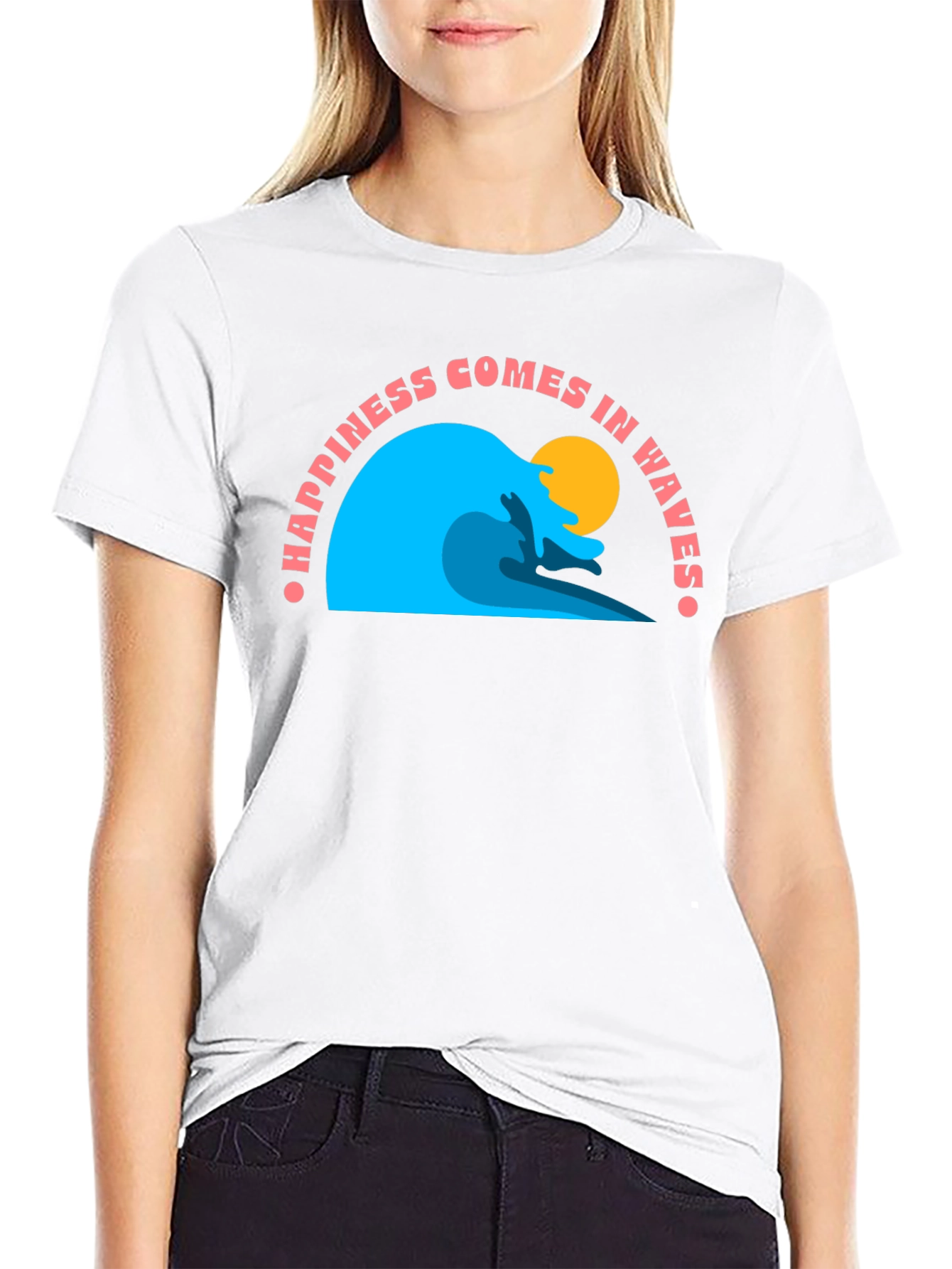 Happiness Waves Graphic Tee