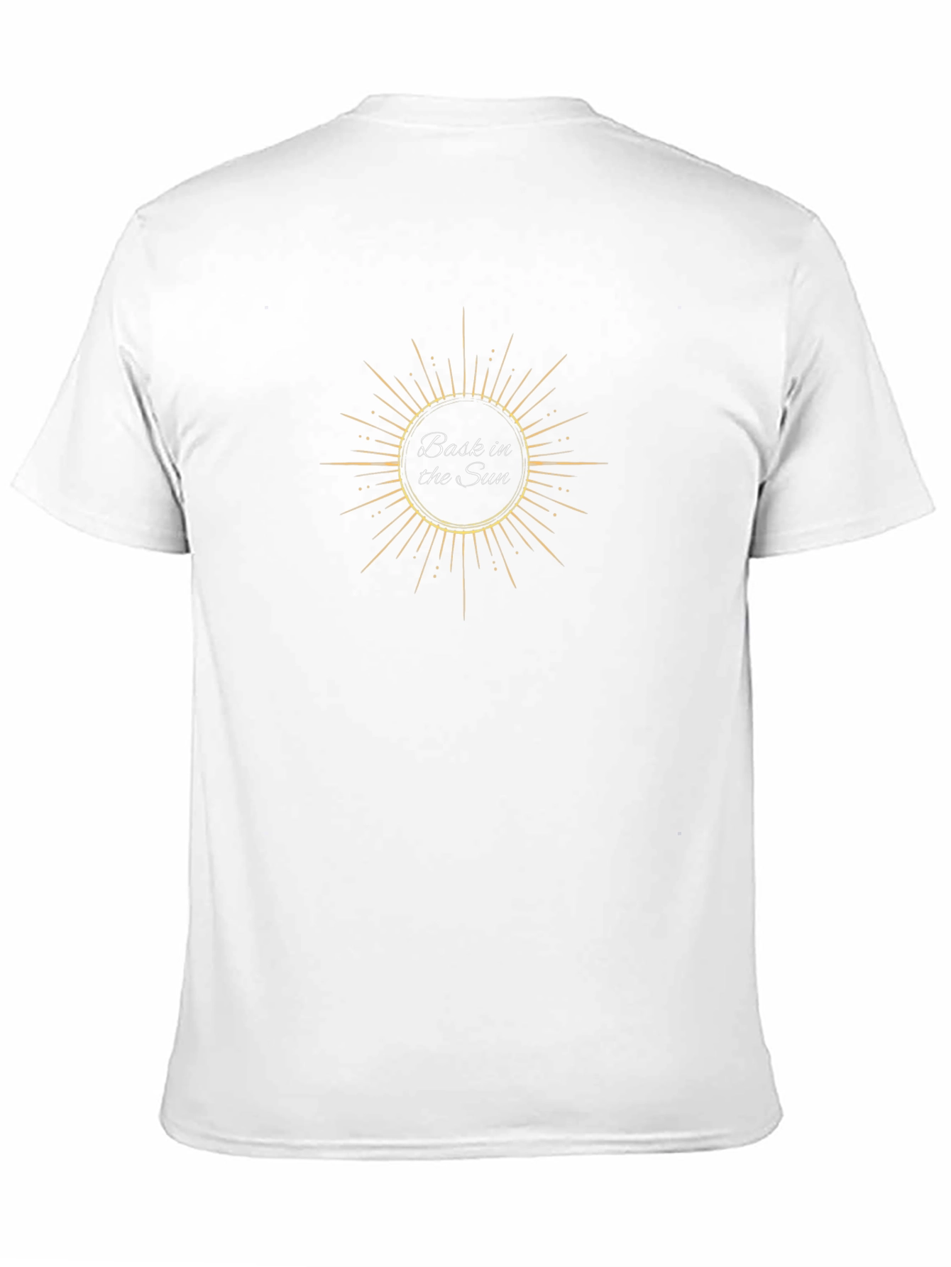 Bask in the Sun Graphic Black T-Shirt