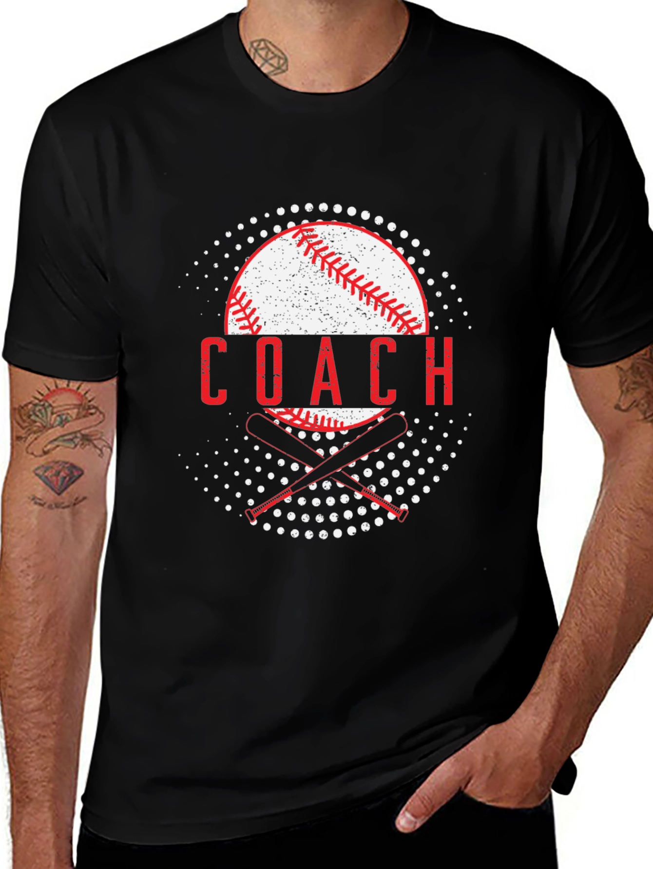 Baseball Coach T-Shirt - Baseball Design