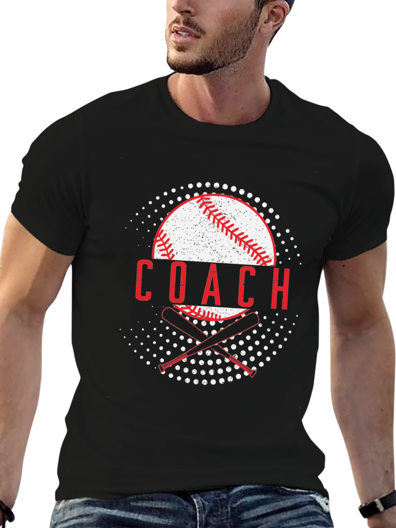 Baseball Coach T-Shirt - Baseball Design