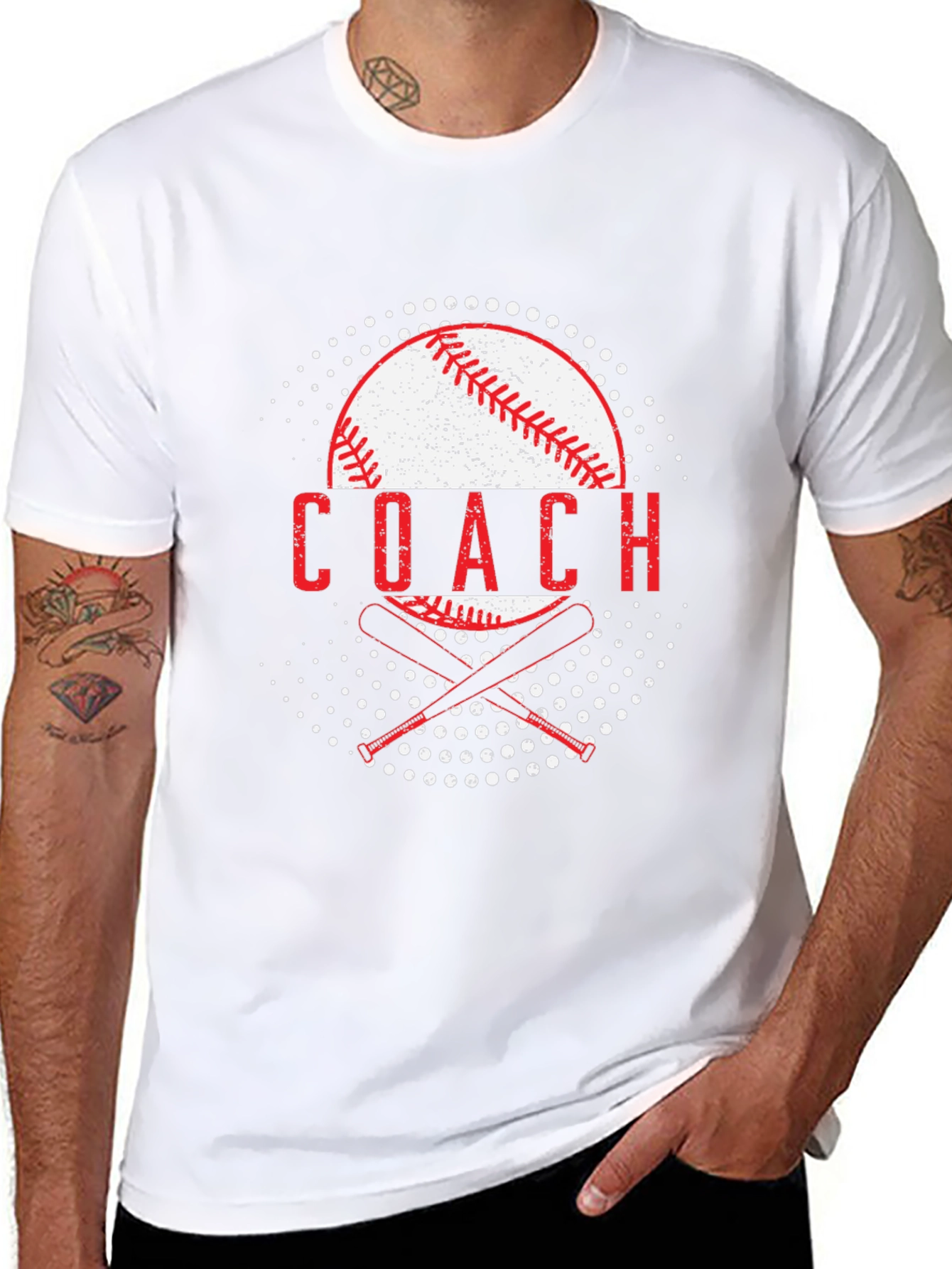 Baseball Coach T-Shirt - Baseball Design