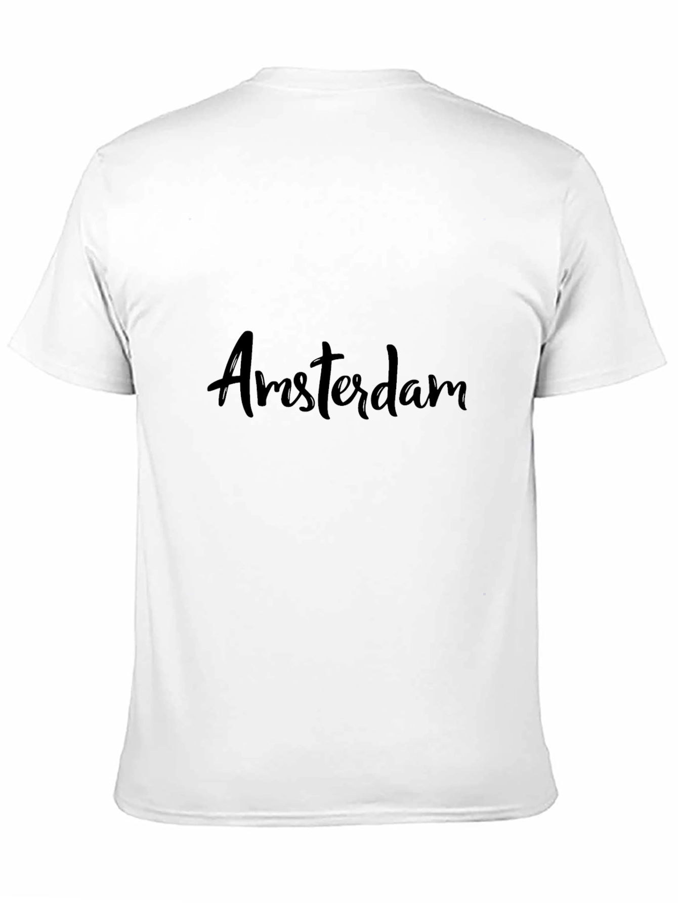 Amsterdam Graphic Print Tee - Black