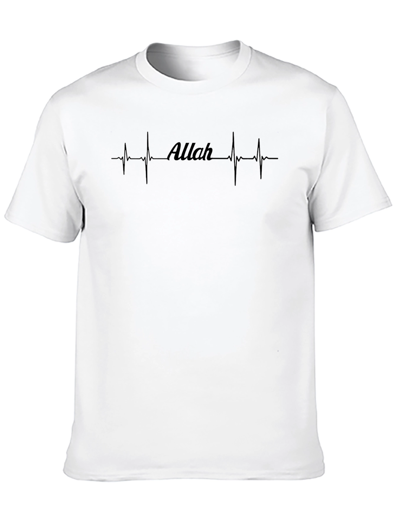Allah Heartbeat T-Shirt - Religious Graphic Tee