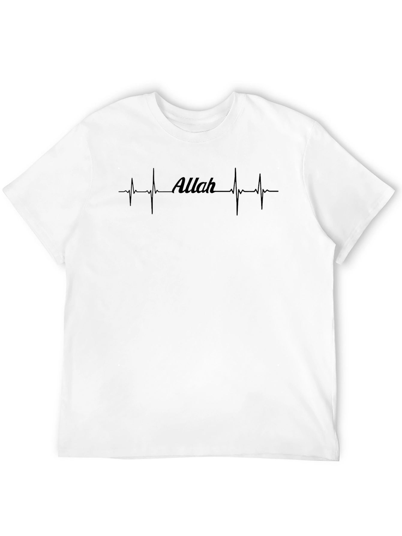 Allah Heartbeat T-Shirt - Religious Graphic Tee