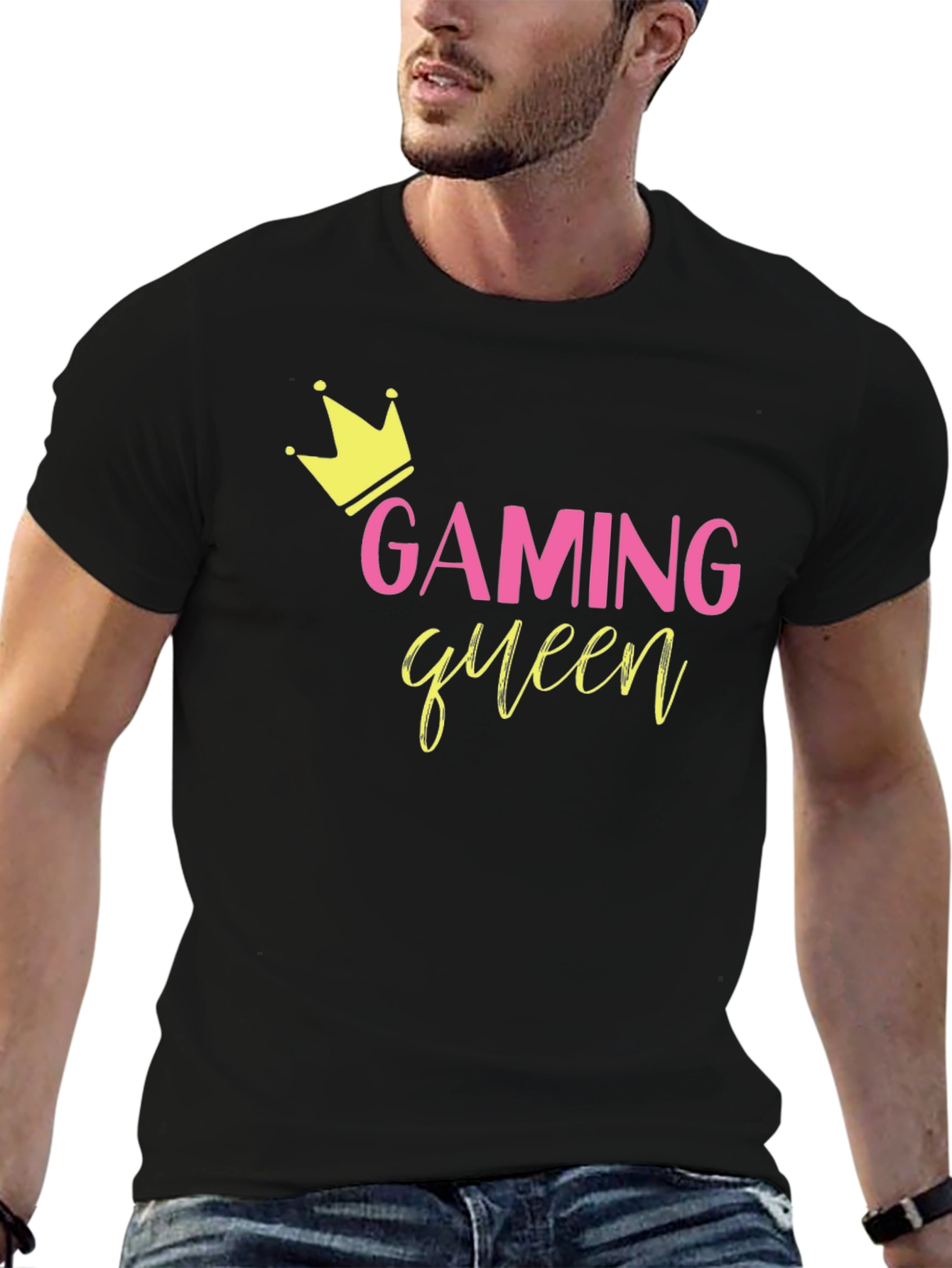 Gaming Queen Black T-Shirt