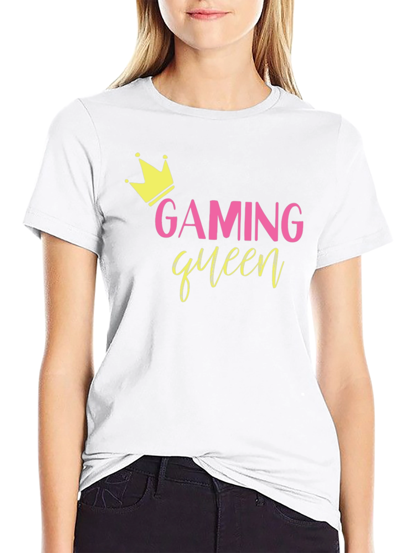 Gaming Queen Black T-Shirt
