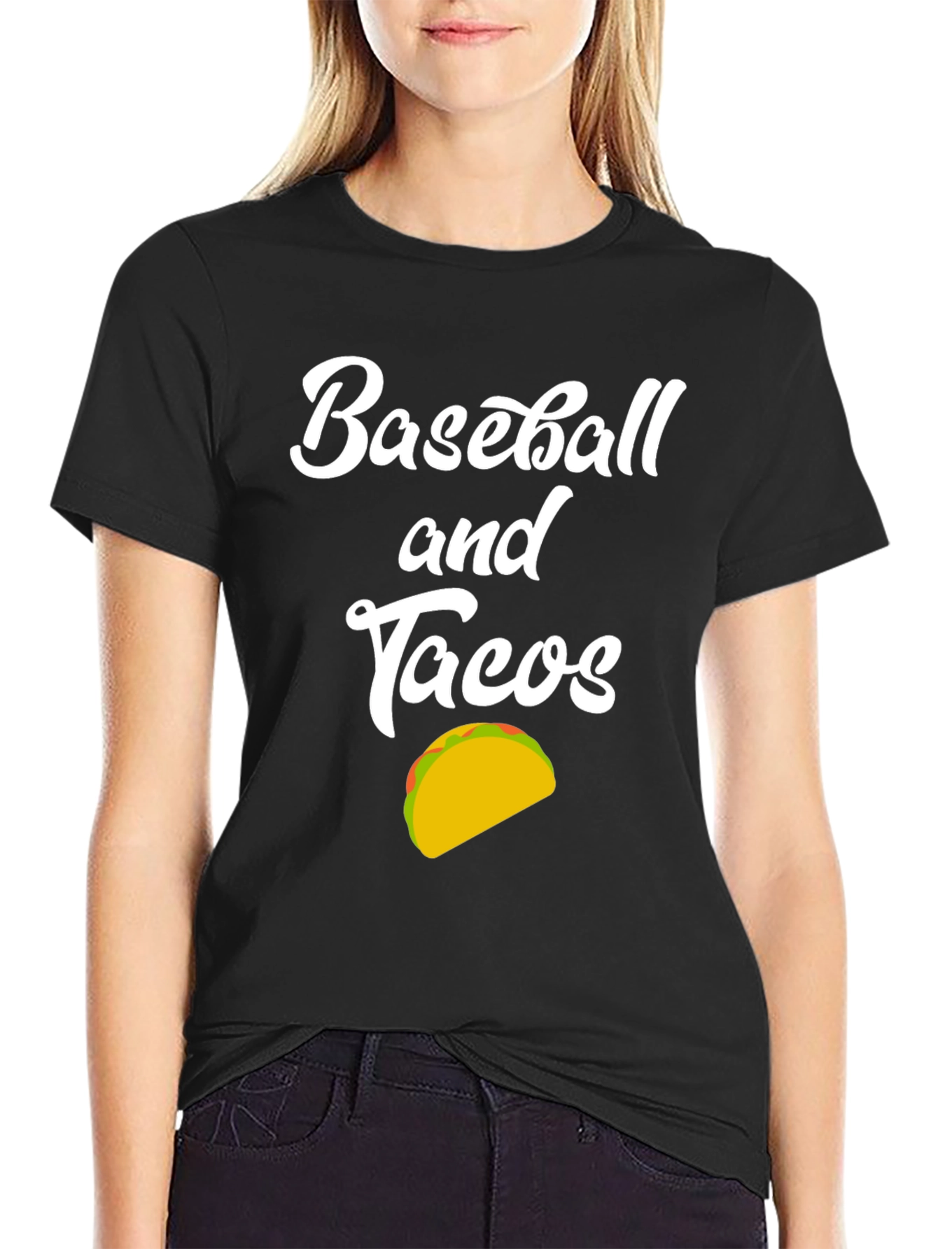 Baseball and Tacos Graphic T-Shirt