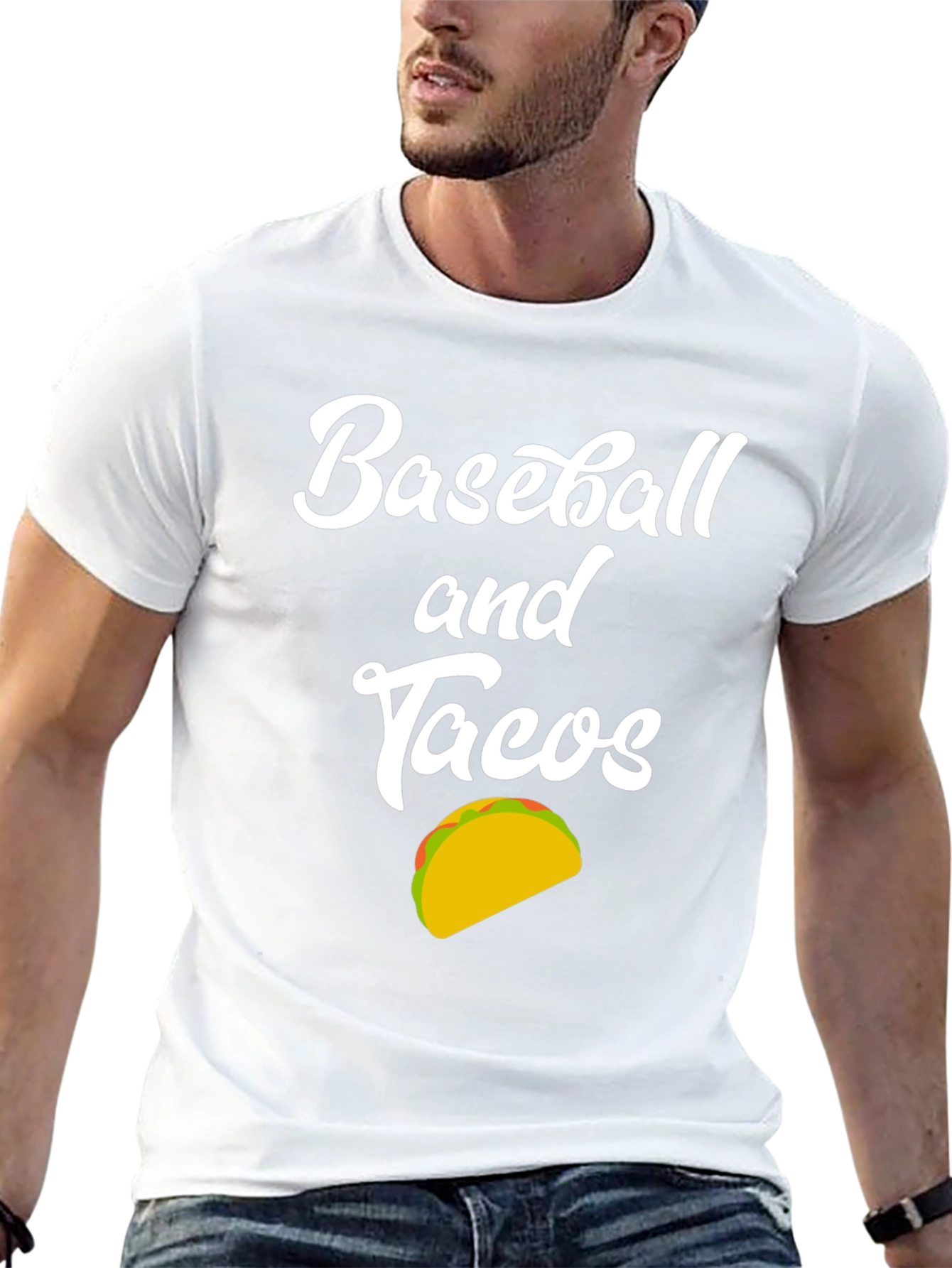 Baseball and Tacos Graphic T-Shirt