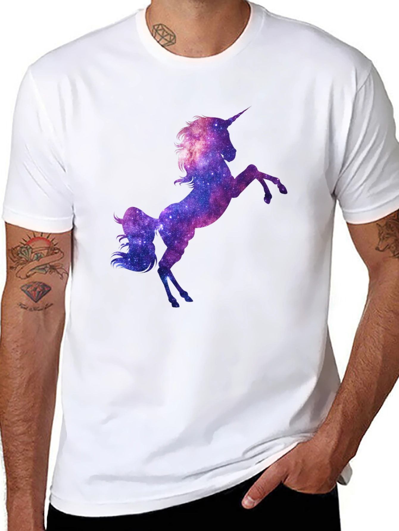 Galaxy Unicorn Graphic T-Shirt