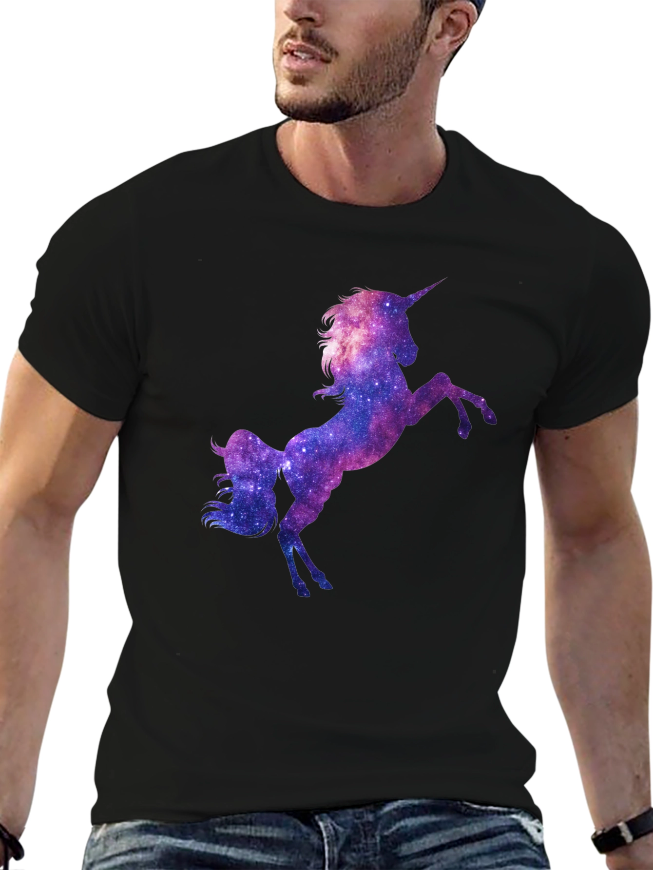 Galaxy Unicorn Graphic T-Shirt