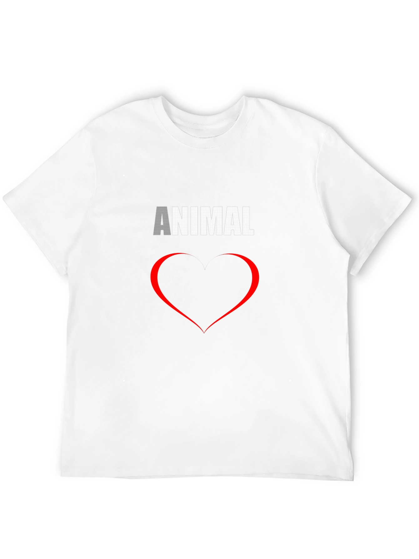 Animal Love Graphic Tee - Black Cotton Shirt
