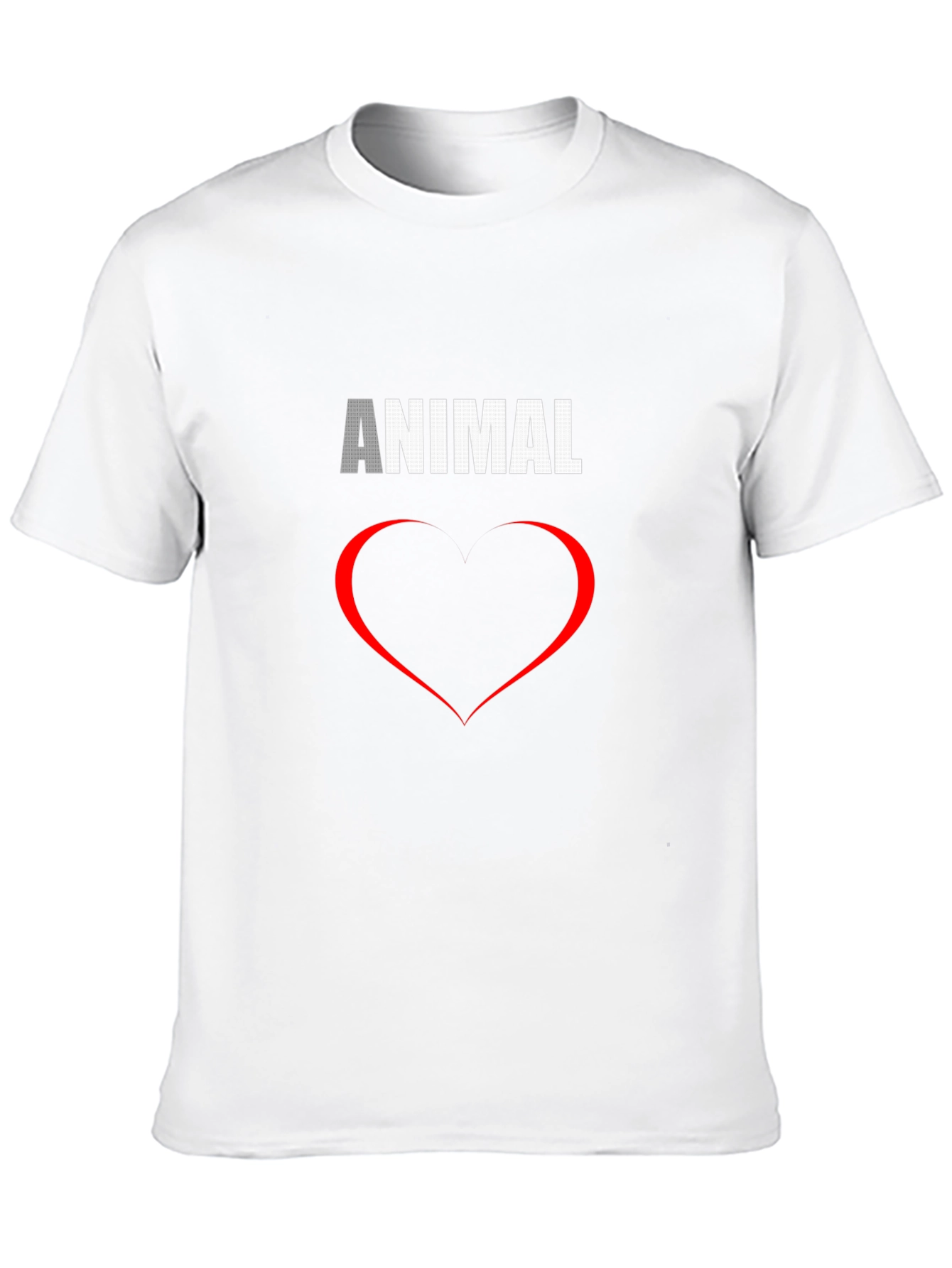 Animal Love Graphic Tee - Black Cotton Shirt