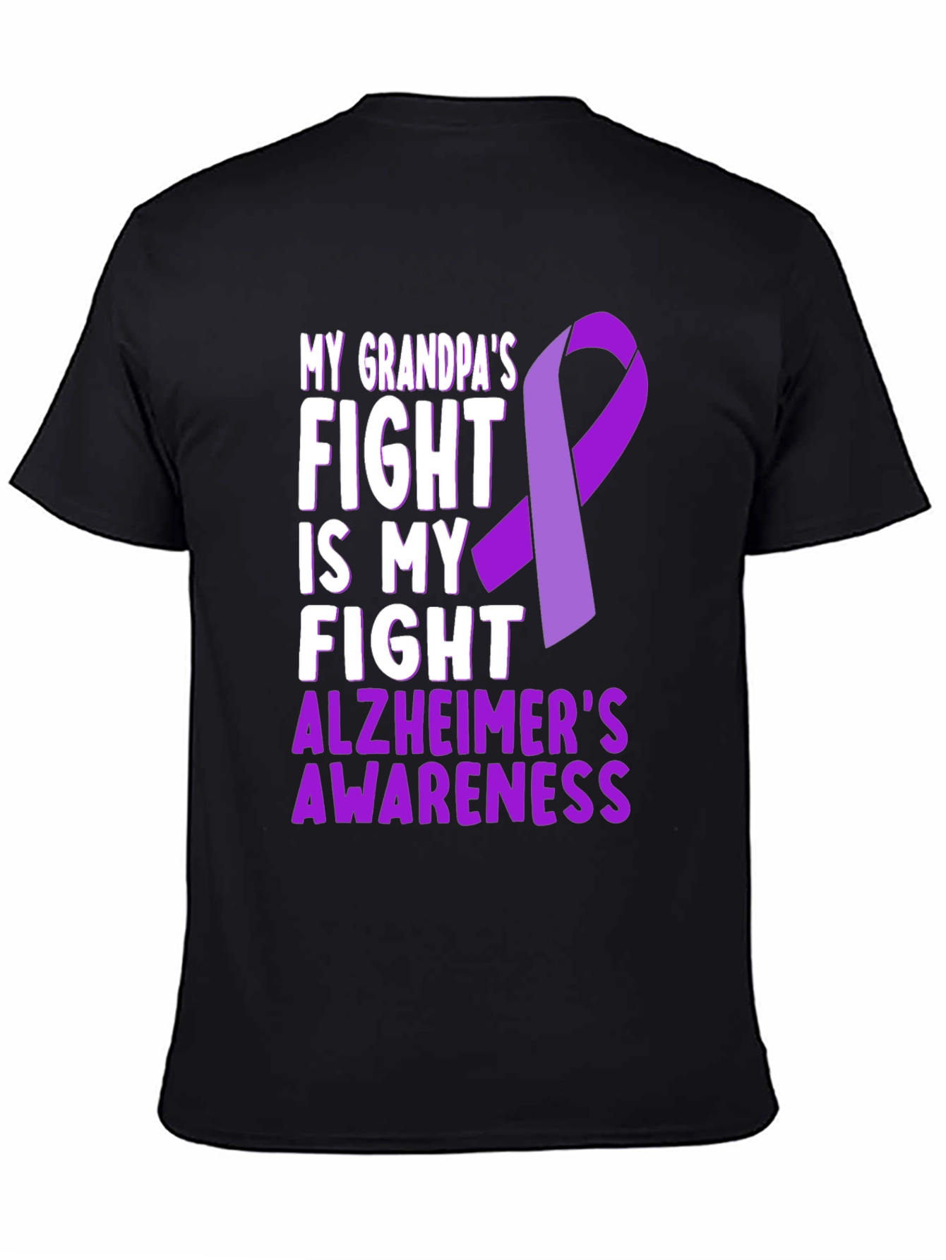 Alzheimers Awareness T-Shirt: Grandpas Fight