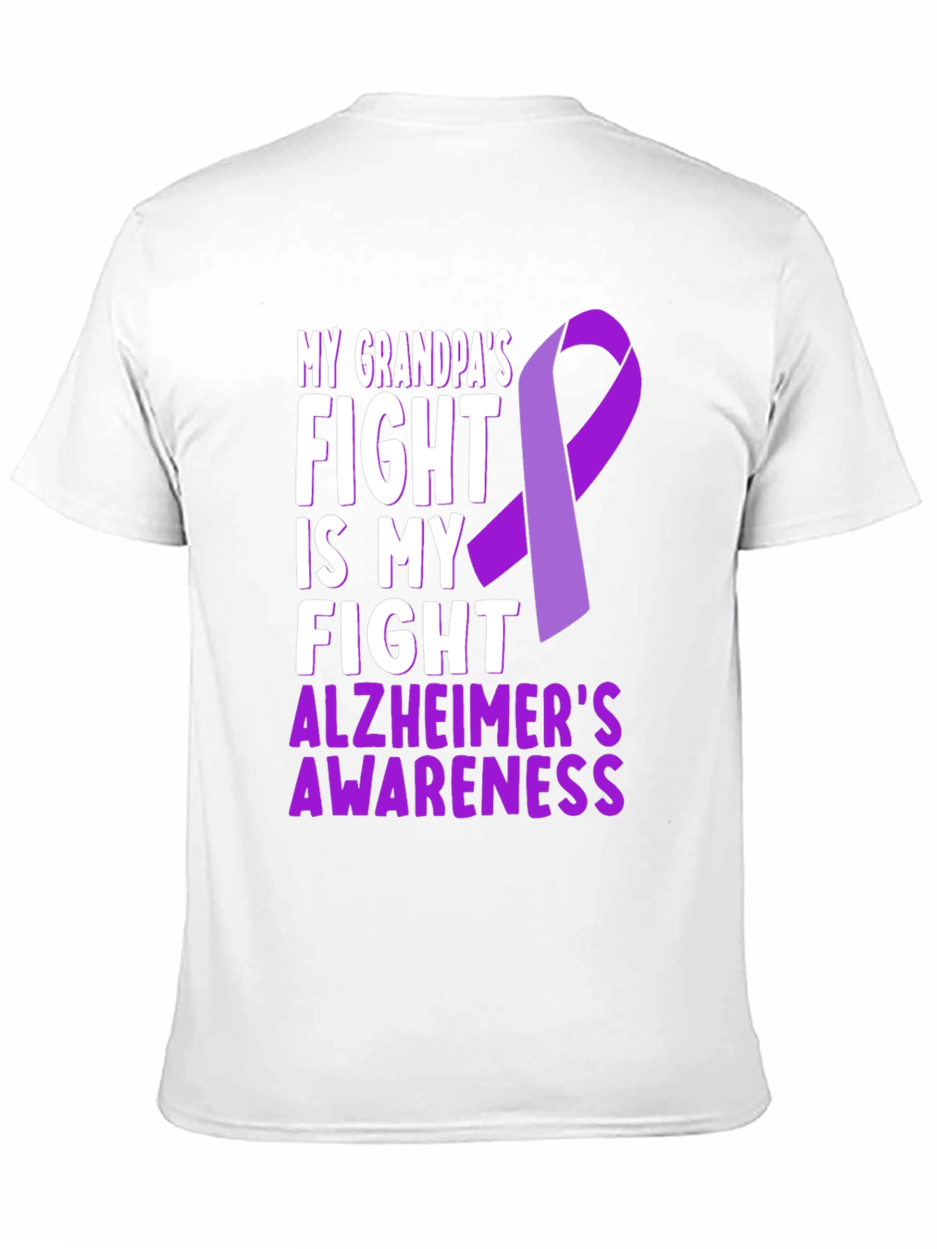 Alzheimers Awareness T-Shirt: Grandpas Fight