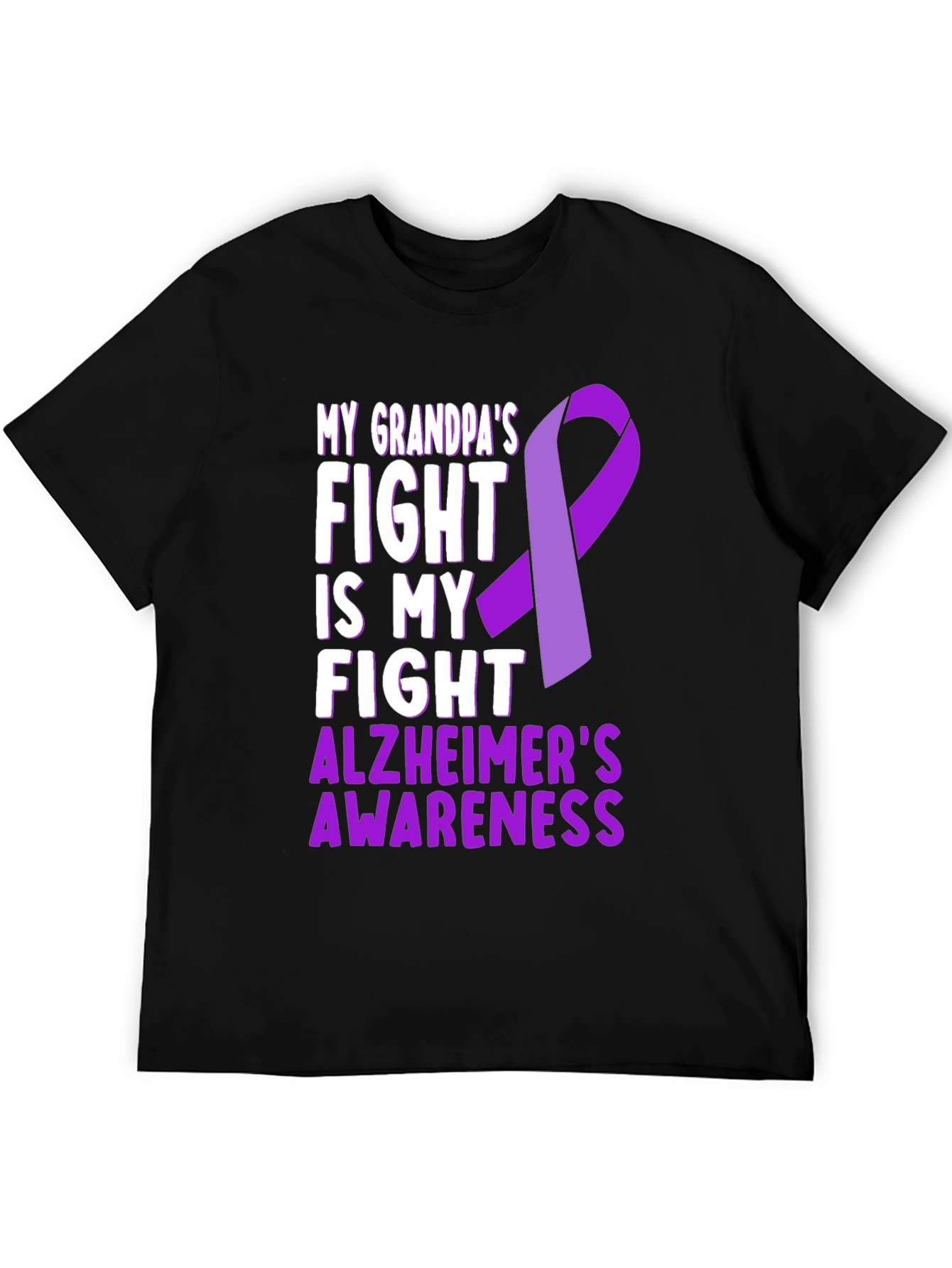 Alzheimers Awareness T-Shirt: Grandpas Fight