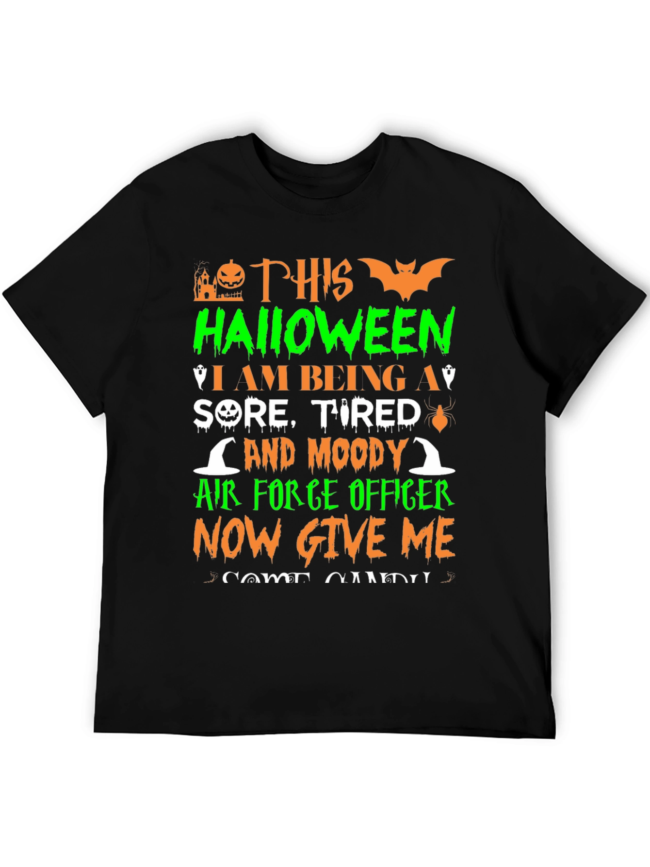 Halloween Air Force Officer T-Shirt