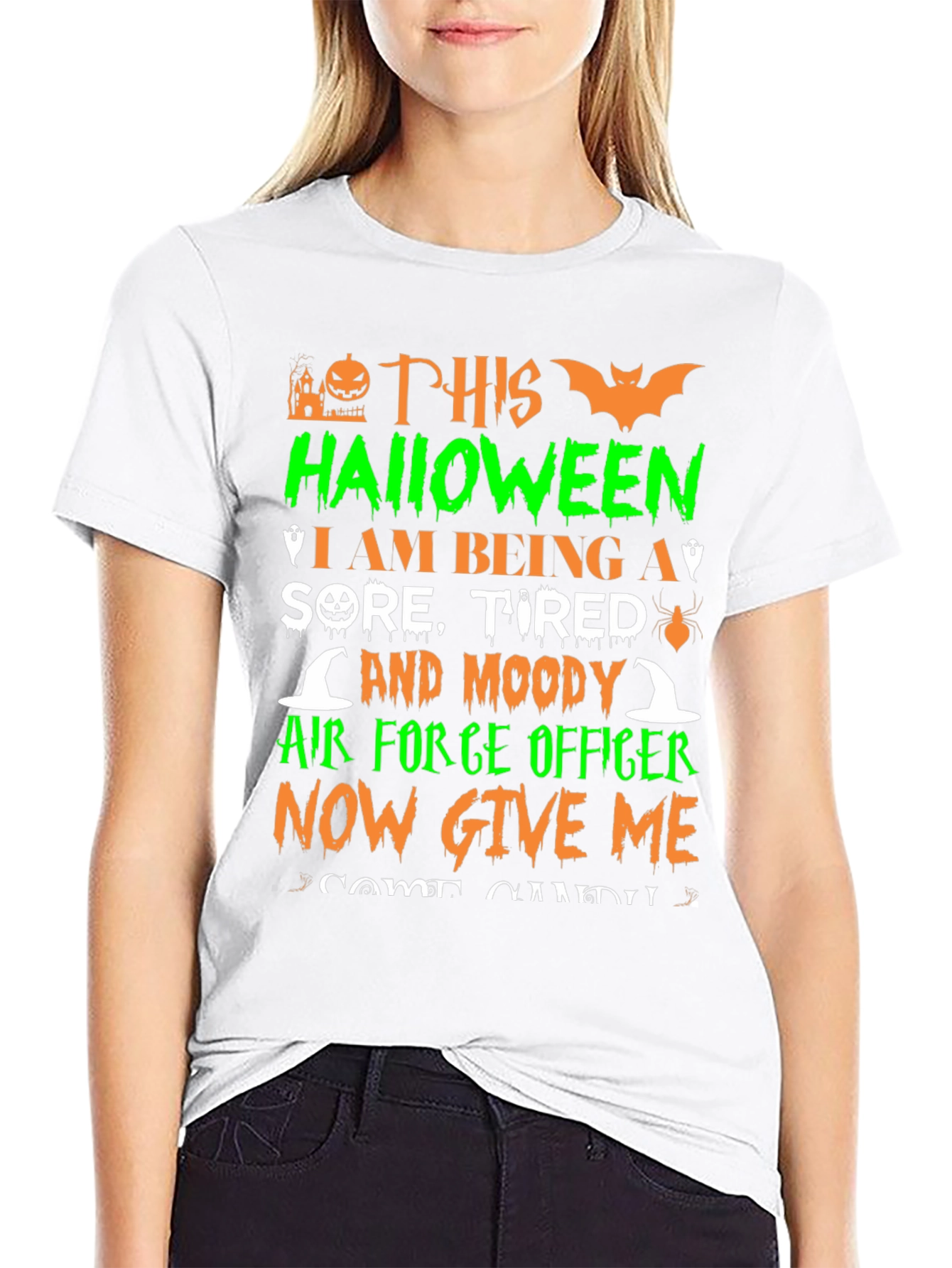 Halloween Air Force Officer T-Shirt