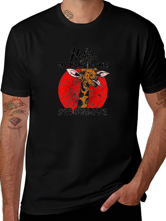 Hello My Name is Ima Giraffe T-Shirt