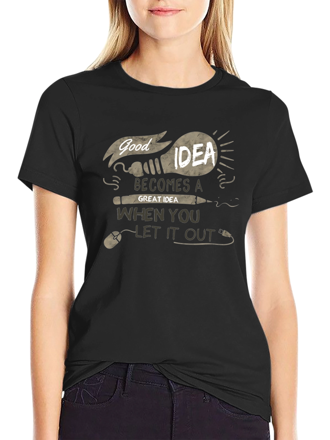 Good Idea T-Shirt - Creative Graphic Tee