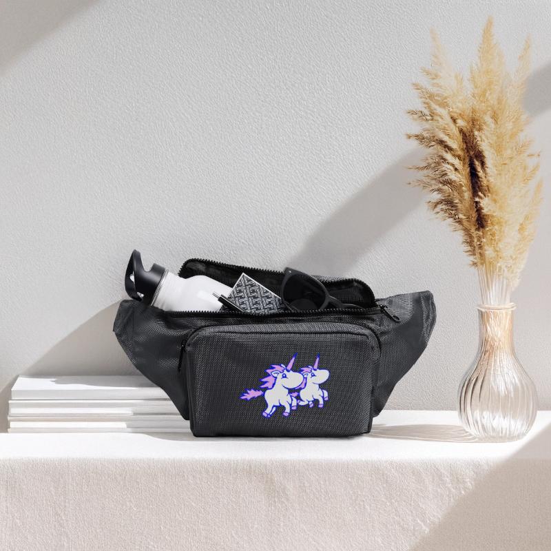 2 unicorns team riding fast gallop crew friends