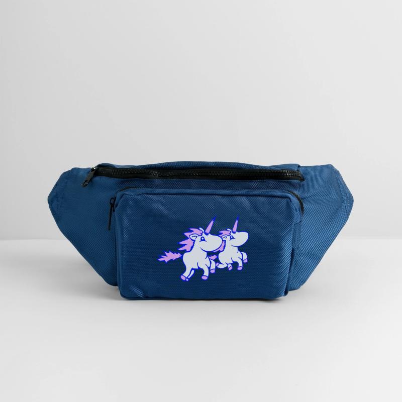 2 unicorns team riding fast gallop crew friends