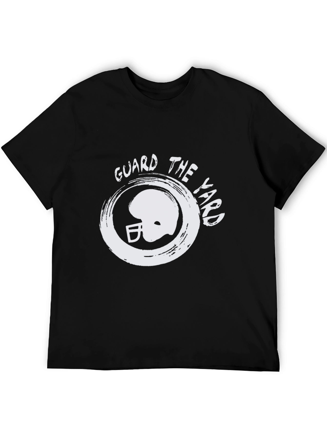 Guard The Yard T-Shirt - Football Helmet Graphic Tee