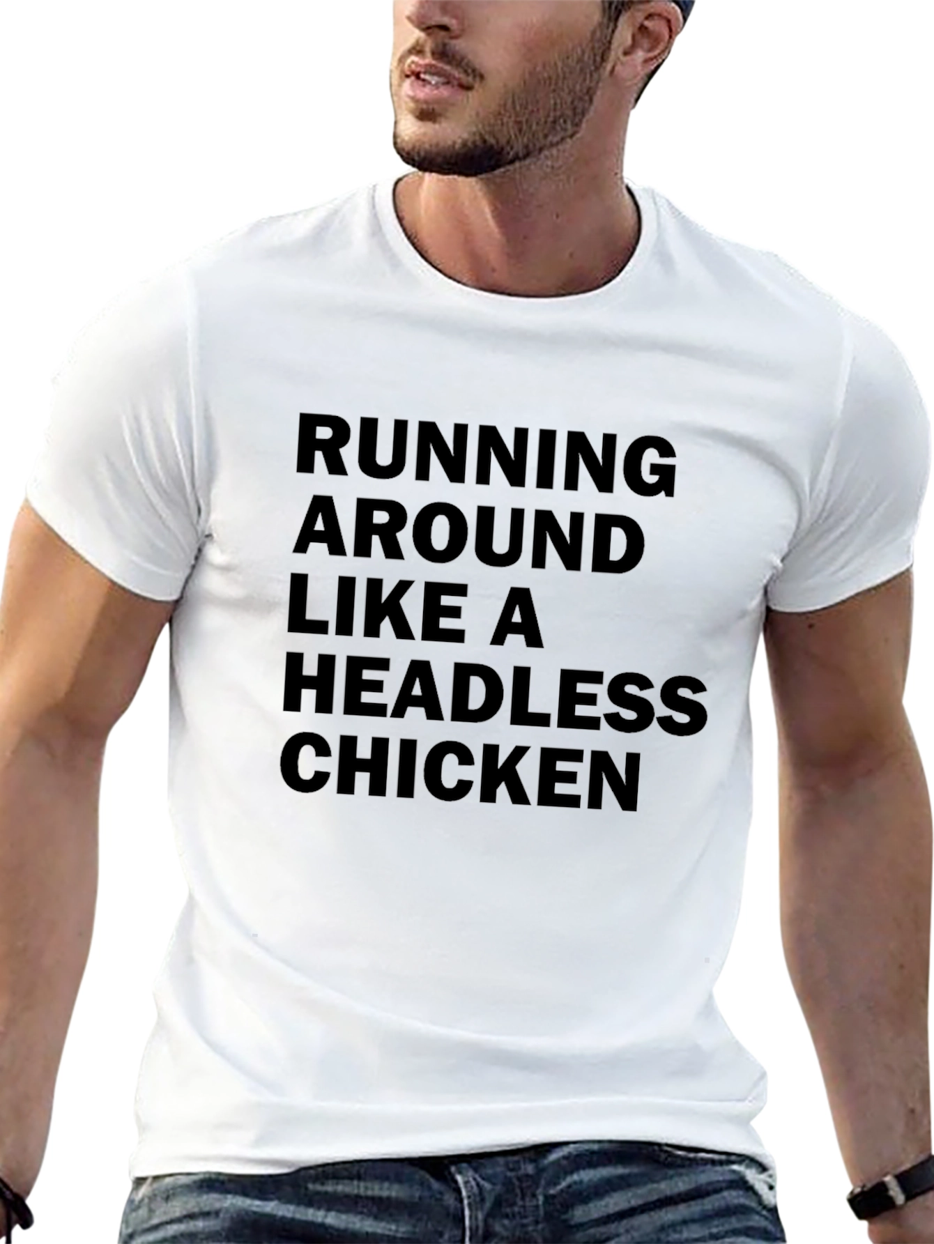 Headless Chicken Graphic Tee - Funny Novelty Shirt