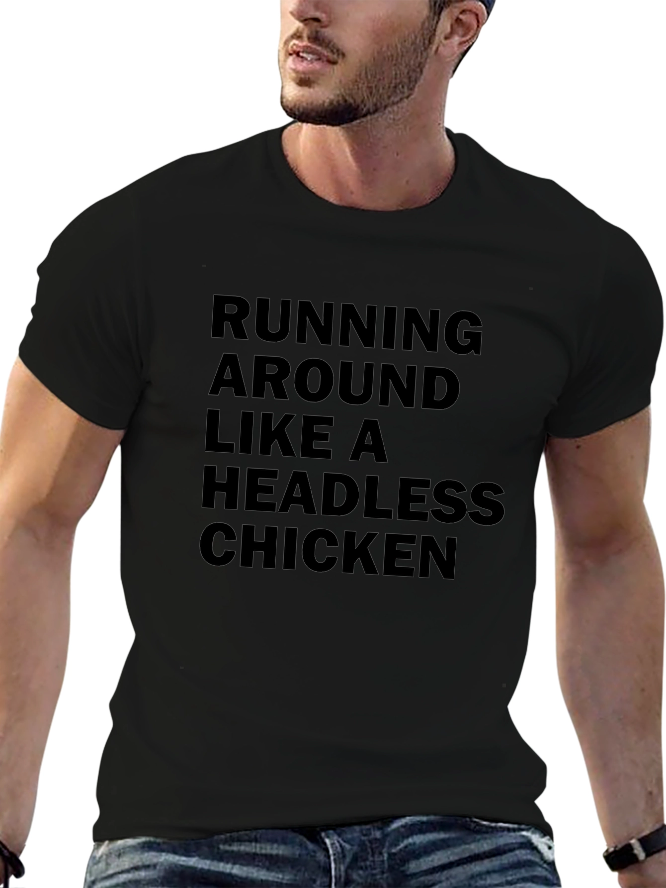 Headless Chicken Graphic Tee - Funny Novelty Shirt