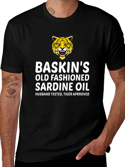Baskins Old Fashioned Sardine Oil T-Shirt
