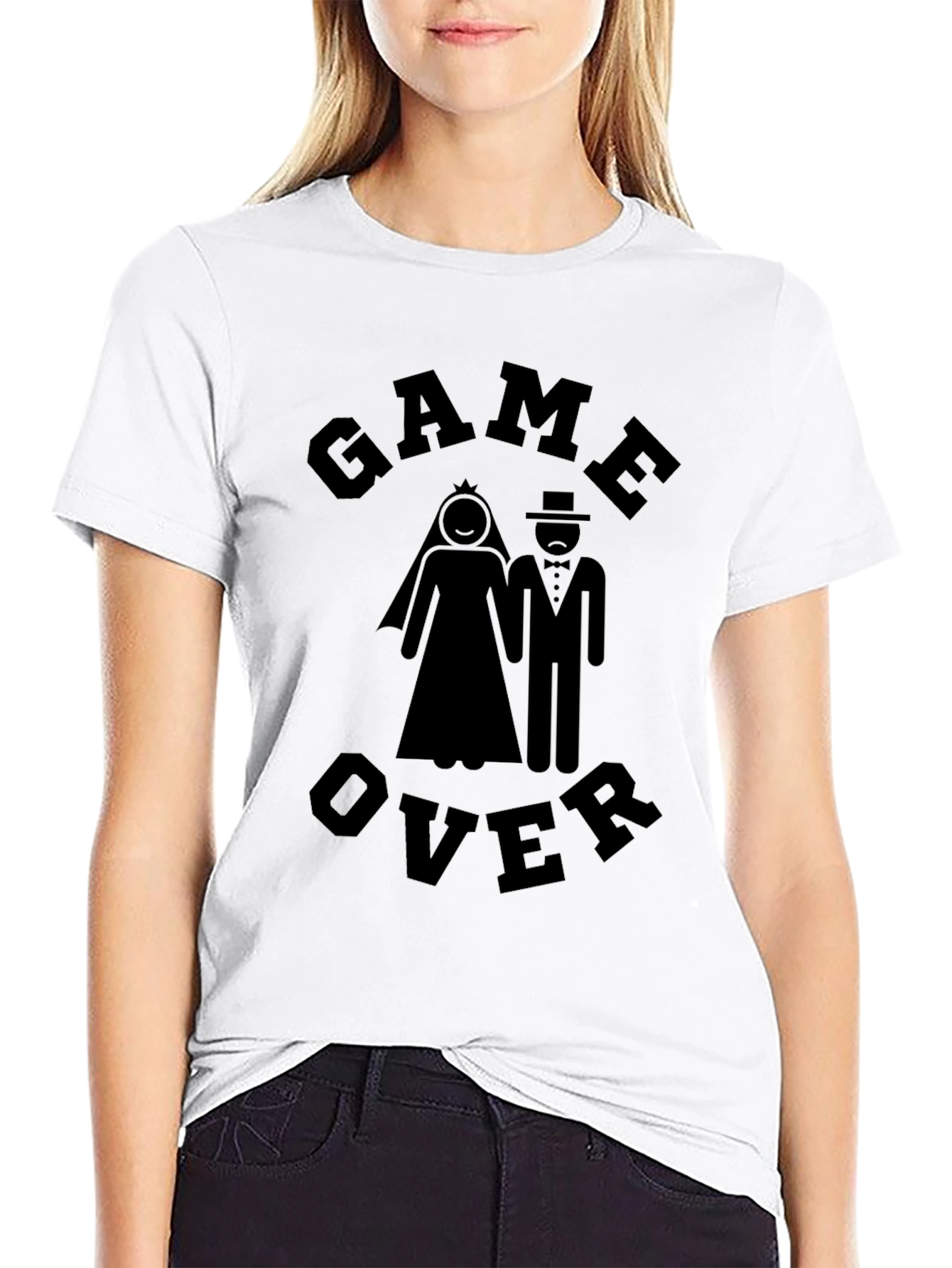 Game Over Wedding T-Shirt Groom Gift