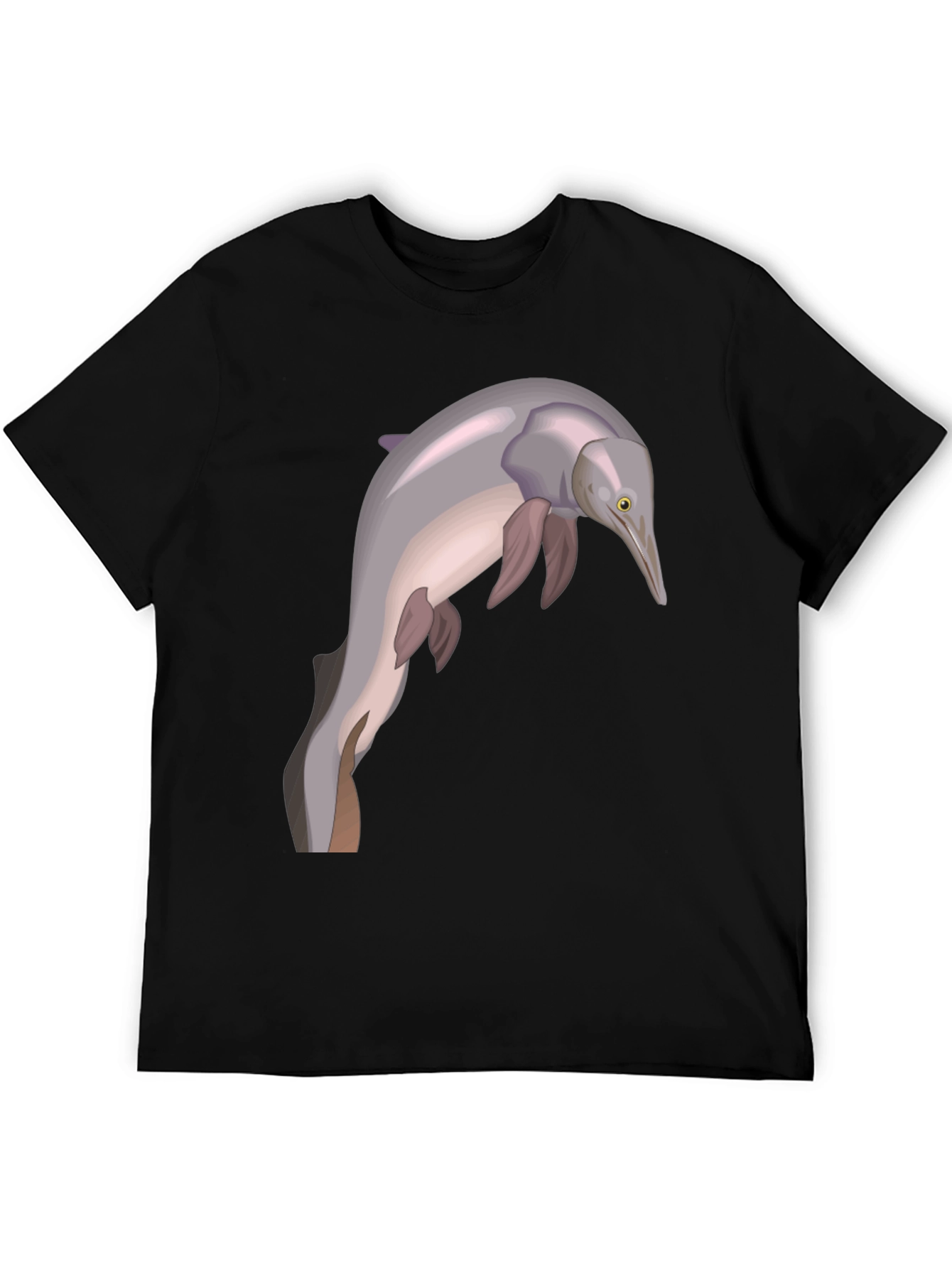 Amazon River Dolphin Graphic Tee - Black