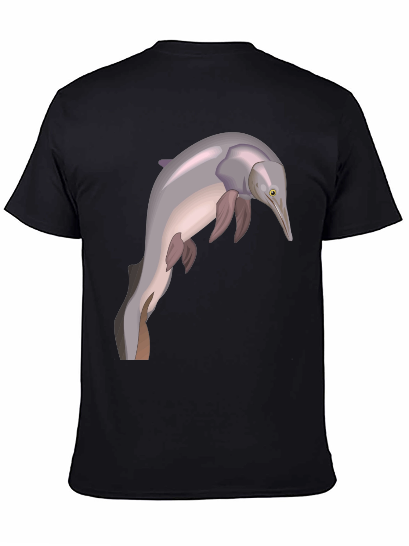 Amazon River Dolphin Graphic Tee - Black