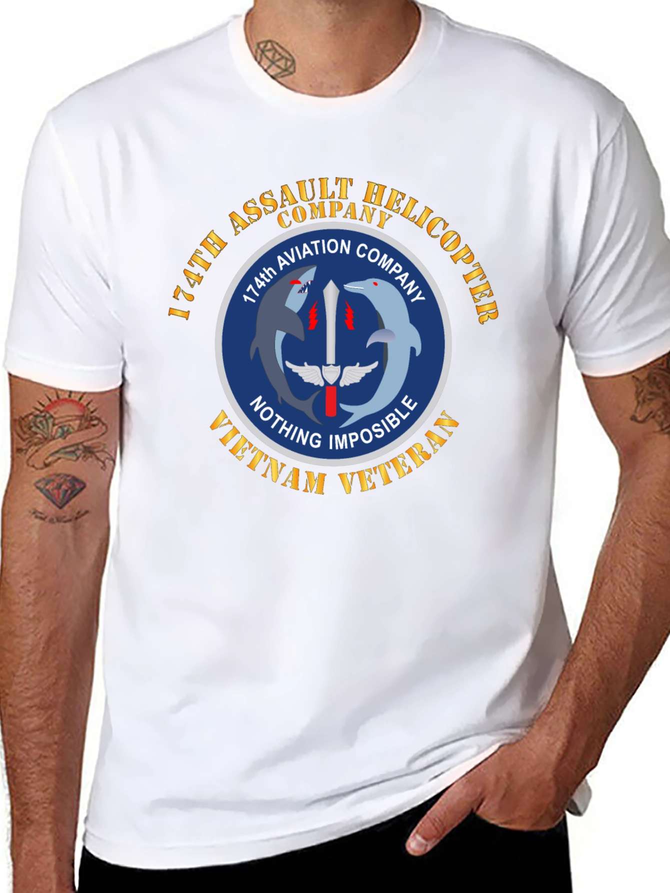 174th Assault Helicopter Company Veteran T-Shirt
