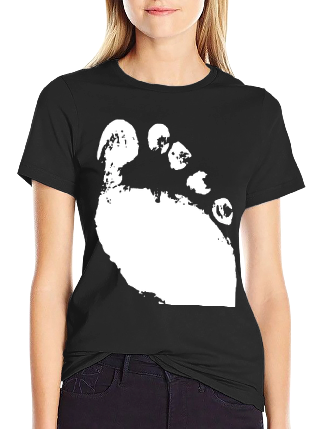 Barefoot Footprint Graphic Tee