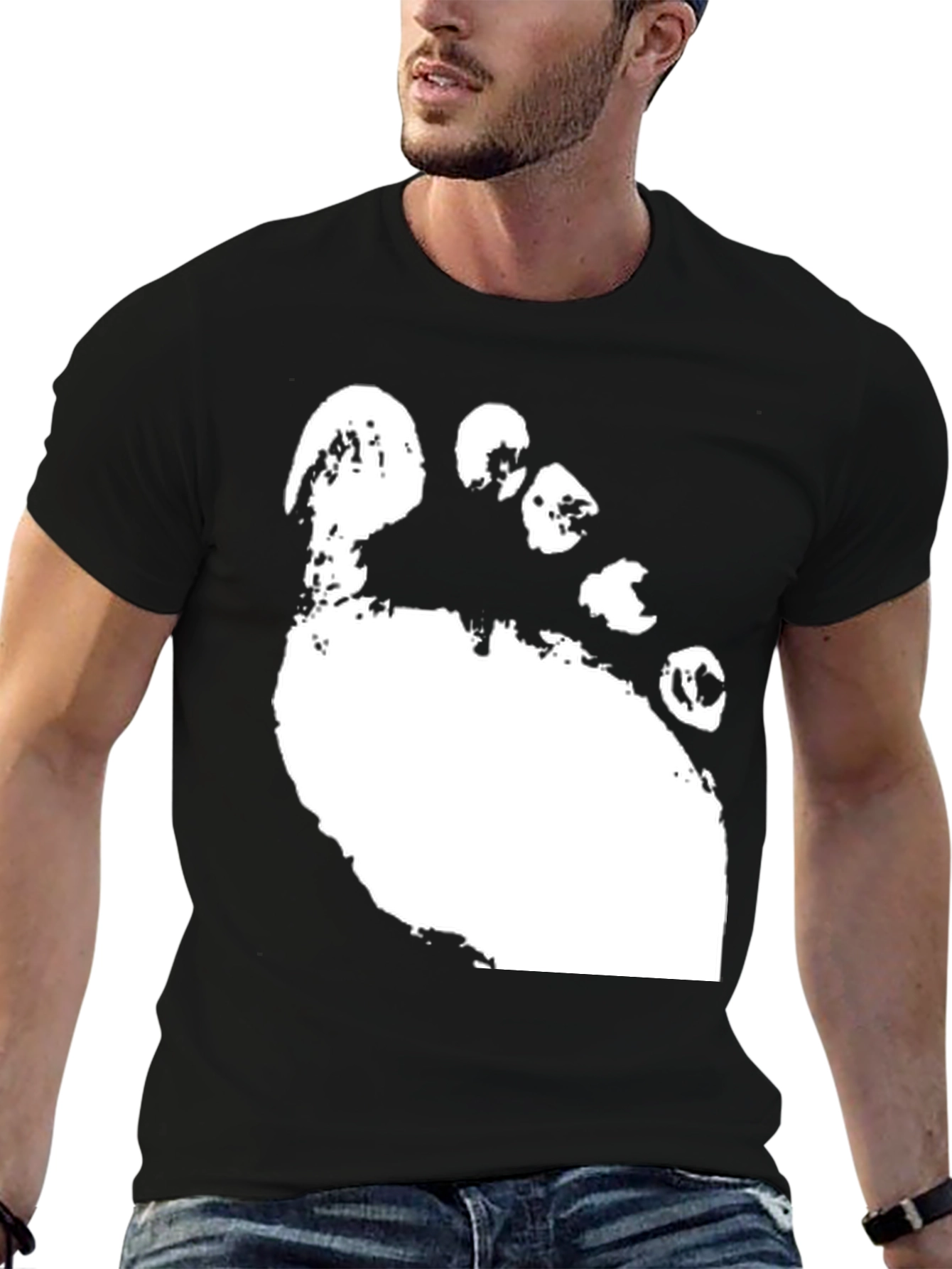 Barefoot Footprint Graphic Tee