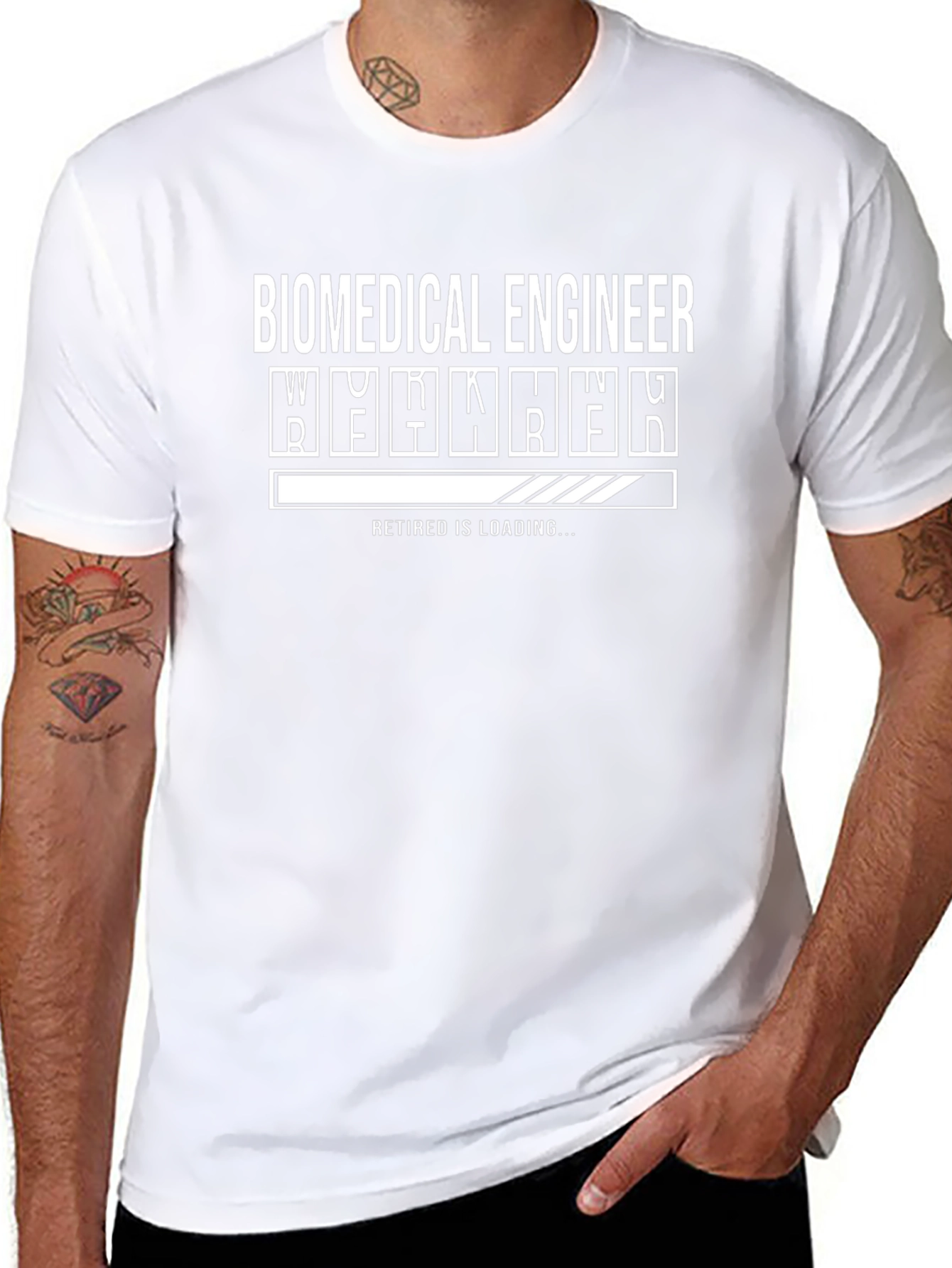 Biomedical Engineer Retirement Loading Funny T-Shirt